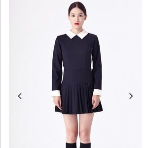 NWT L’ecole Des Femmes Navy Dress